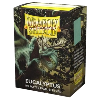 Dragon Shield: Koszulki Matte Dual Standard Size - Eucalyptus (100 szt.)