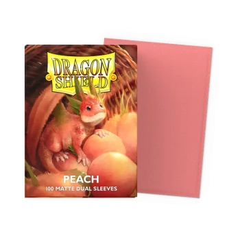 Dragon Shield: Koszulki Matte Dual Standard Size - Peach (100 szt.)