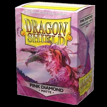 Dragon Shield: Koszulki Matte Standard Size - Pink Diamond (100 szt.)