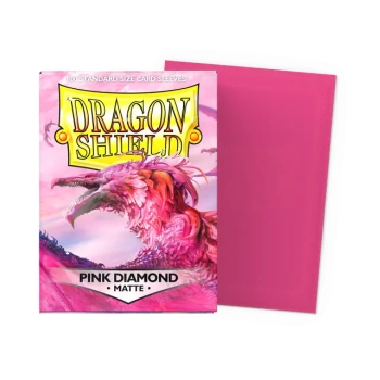Dragon Shield: Koszulki Matte Standard Size - Pink Diamond (100 szt.)